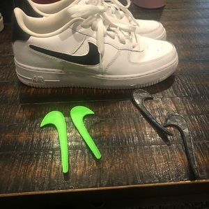 White Nike Air Force. boys size 7Y